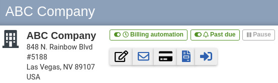Customer Automation Settings